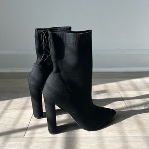 Black Bootie Heels